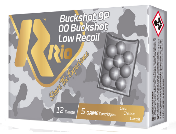 Rio Ammunition Royal Buck, Rio Rblr129    12 2.75     00bk   9pel Lowrec 5/50