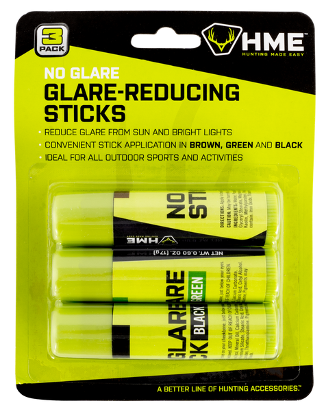 Hme Face Paint, Hme Stk-3pk        Blk/brwn/grn Face Paint Stick