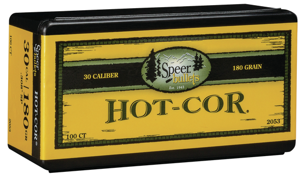 Speer Ammo Hot-cor, Speer 2053      Bull .308 180 Sp            100/5