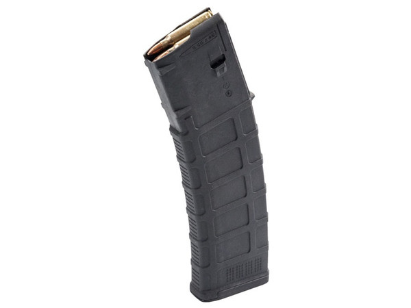 This is an AR-15 magazine .223 / 5.56, solid black M3 model, 40 round capacity, made by Magpul.
