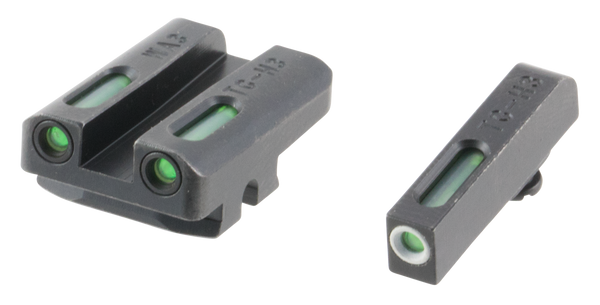 Truglo Sight Set Walther Ccp - Tfx Tritium/fiber Optic Green