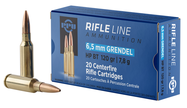 Ppu Standard Rifle, Ppu Pp6gh       6.5 Grn     120 Hpbt         20/25