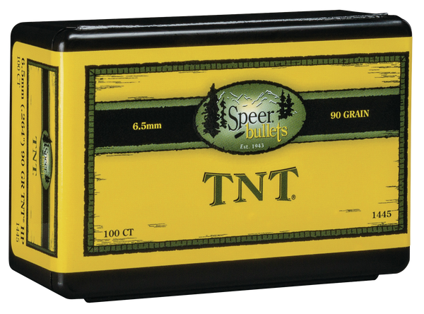Speer Ammo Tnt, Speer 1445      Bull .264  90 Tnt HP          100