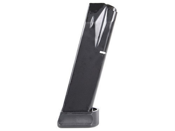 This is an extended 20 round Beretta magazine for the model 92 9mm, made by Mec-Gar.