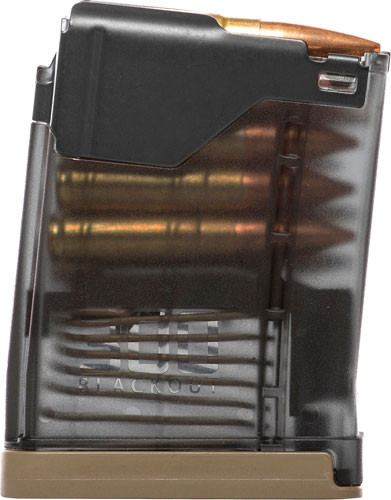 Lancer Magazine L5awm Ar-15 - .300BLK 10rd Translucent Smoke