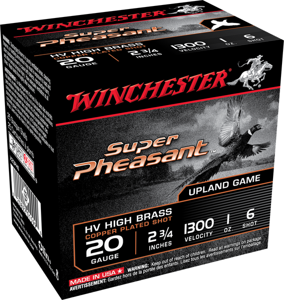 Winchester Ammo Super Pheasant, Win X20ph6  Sup Phsnt 1 oz          25/10