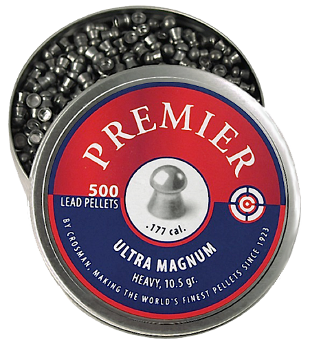 Crosman Premier, Cros Lum77      Ultramag Pellet        177  500
