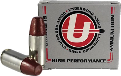 Underwood Ammo 9mm+p 147gr. - Lead Hard Cast Flat Nose 20-pk