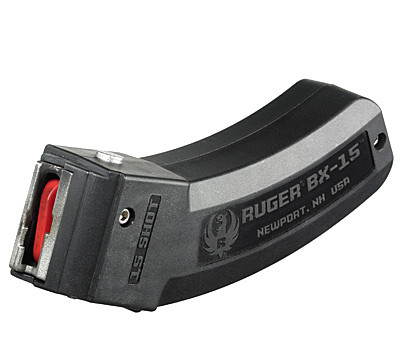 This is a factory Ruger BX-15 magazine for the 10/22 .22 lr, 15 round capacity. This magazine is an excellent fit for the Charger models of the 10/22.
