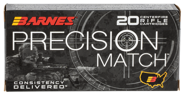 Barnes Bullets Precision Match, Brns 30848 Bb556m2     5.56       85 Omt Bt  20/10
