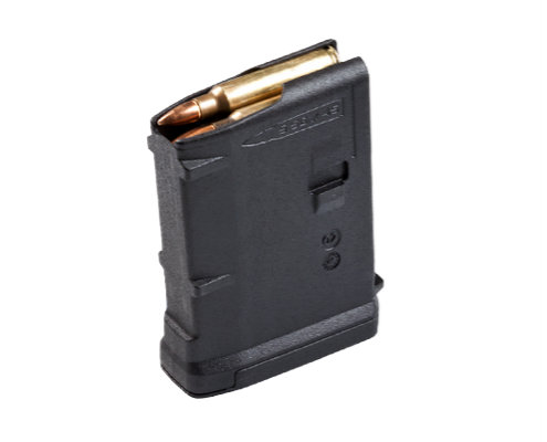This is an AR-10 magazine 7.62 x 51mm, M3, 10 round capacity, made by Magpul. SR-25 pattern.