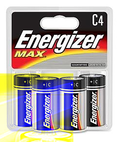 Energizer Max Batterries C - 4-pack