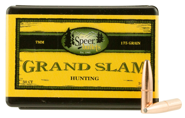 Speer Ammo Grand Slam, Speer 1643      Bull .284 175 Grandslam        50