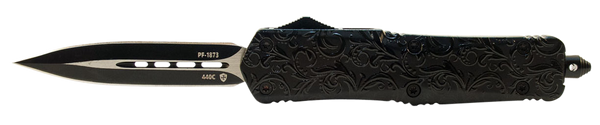 Templar Knife Large Otf Maiden - Black Gloss 3.5" Blk Dagger