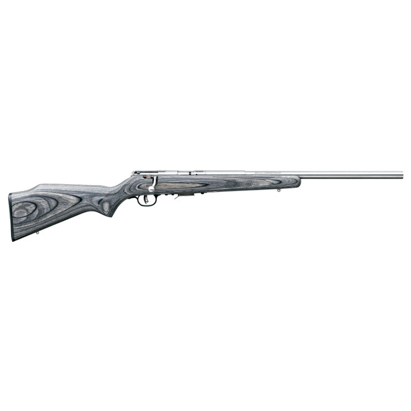 Savage 93r17-bvss .17hmr 21"hb - Accu Tgr Ss/grey Laminate