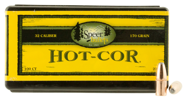 Speer Ammo Hot-cor, Speer 2259      Bull .321 170 Fn              100