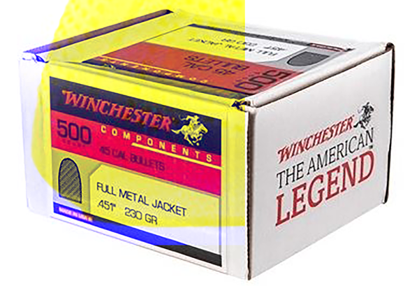 Winchester Ammo Centerfire Handgun, Win Wb45mc230d Bul 45    230 FMJ         500/3