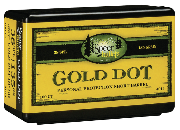 Speer Ammo Gold Dot, Speer 4014      Bull .357 135 Gdhp            100