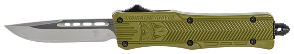 Cobra Tec Knives Llc Ctk-1, Cobra Sodctk1sdns    Sml Ctk1 Drop Blade Od Green