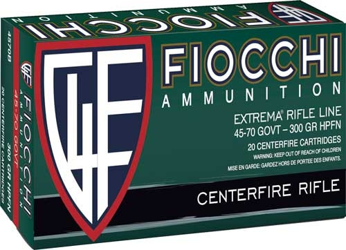Fiocchi Ammo .45-70 Govt. - 300gr. Hp-fn 20-pack