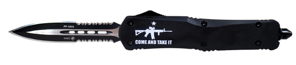 Templar Knife Come And Take It, Temp Lar15431 Large Come And Take It Dagger Ser Bk