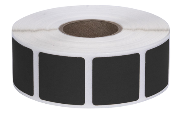 Action Target Inc Square Target Pasters, Action Past/bk   Pasters:blck 1000 7/8 Sq Per Roll