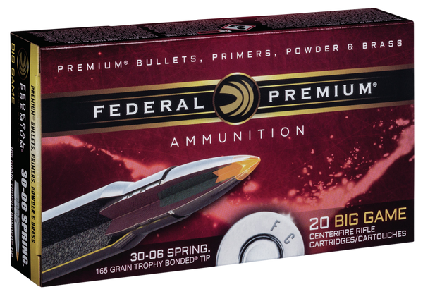 Federal Premium, Fed P3006tt2       3006    165 Tb           20/10