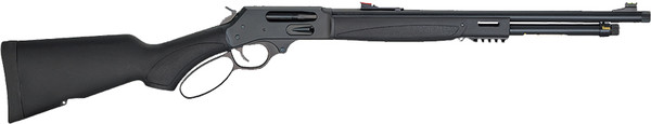 Henry X Model Lever .45/70 - 19.8" Tb Blued Black Syn.