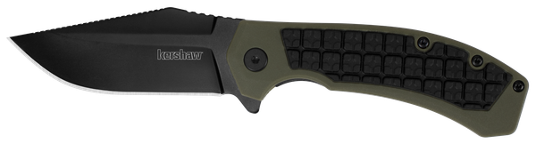Kershaw Faultline, Ker 8760        Faultline  Black Oxide/rubber Over