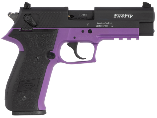 German Sport Firefly .22lr - 4" Fs 10rd Non-treaded Purple