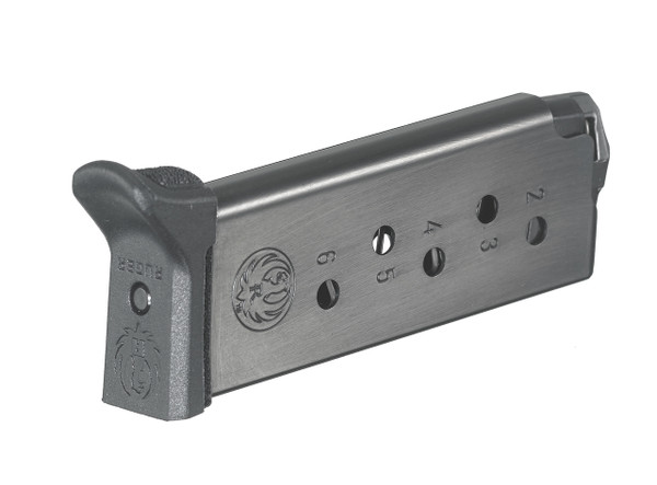 This is a factory Ruger magazine for the LCP II .380 acp, 6 round capacity.