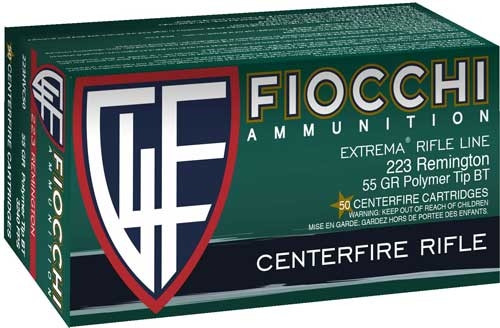 Fiocchi Ammo .223 Rem. 55gr. - V-max 50-pack