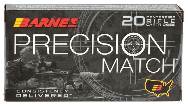 Barnes Bullets Precision Match, Brns 30166 Bb65crdm1   6.5crd    140 Omtbt   20/10