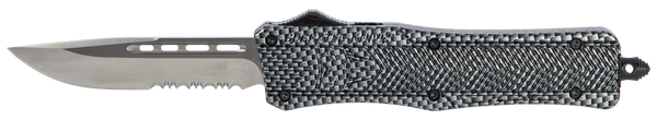 Cobra Tec Knives Llc Ctk-1, Cobra Mcfctk1mds     Med Ctk1 Serr Carbon Fiber