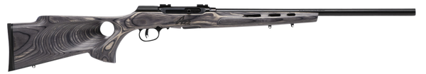 Savage A22 .22wmr Hvy Bbl 22" - Accu Tgr Blu/gry Lam T-hole