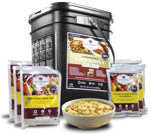 Wise Foods Grab N Go Bucket, Wise Rw01120 Entree Grab & Go Bucket 120