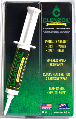 Clenzoil Synthetic Gun Grease - .5 oz Syringe