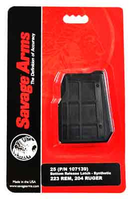 Savage Magazine 25 .222/.223/ - .204 4-rnd Syn Matte