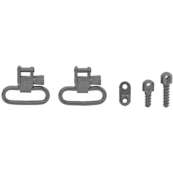 Grovtec Swivel Set For Ruger - 10/22#3 & 44 1.25" Loops  Blk