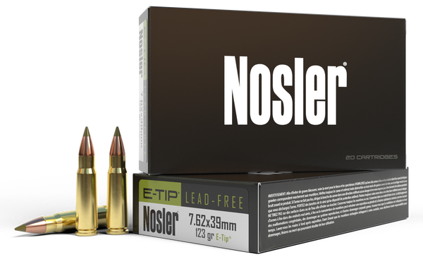 Nosler E-tip, Nos 40040 E-tip  7.62x39  123 Etip           20/10