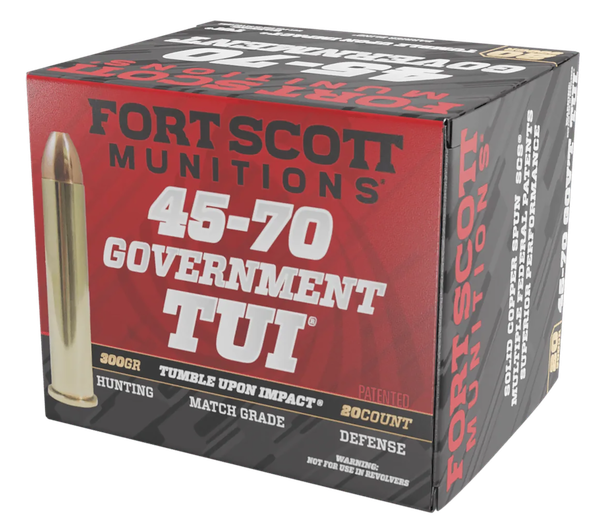 Fort Scott Munitions Tui, Fsm 4570-300-scv1    4570   300gr Scs Tui    20/10