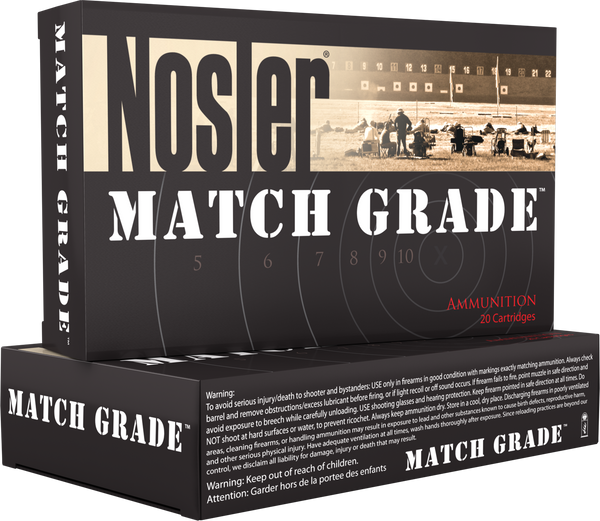 Nosler Ammo Match Grade .33 - Nosler 300gr Custom Hpbt 20pk