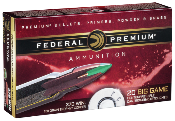 Federal Premium, Fed P270tc1        270     130 Tc           20/10