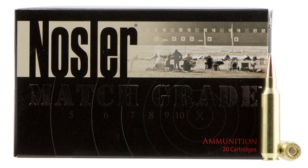 Nosler Match Grade, Nos 60162        22 Nos   85 Rdf Hpbt        20/20