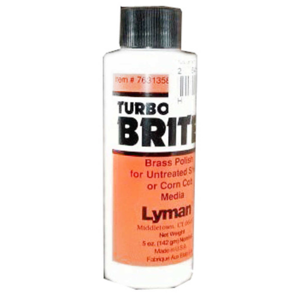 Lyman Turbo, Lym 7631358 Turbo Brite Brass Pol 4 oz