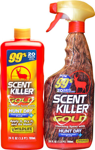 Wrc Scent Elimination Spray - Scent Killer Gold Combo 2-24oz