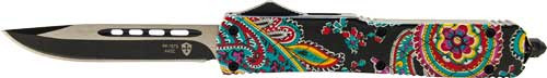 Templar Knife Slim OTF Quilt - 3.5" Black Drop Point