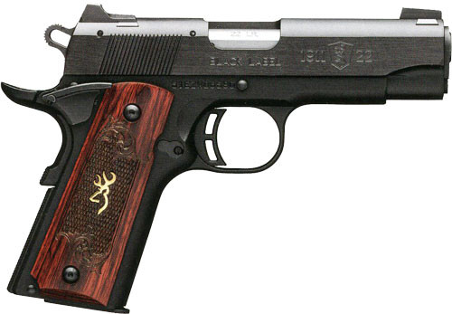 Bg 1911-22 Medallion Compact - .22lr 3.6" Fs M.black Rosewood