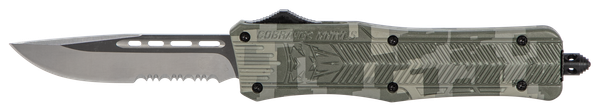 Cobra Tec Knives Llc Ctk-1, Cobra Madcctk1mds    Med Ctk1  Serr Drop Digicamo