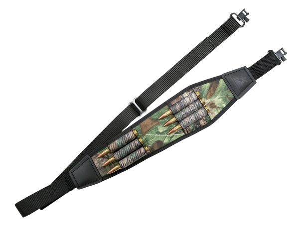 Grovtec Us Inc Rifle Ammo, Grov Gtsl115 Rifle Cartridge Sling Camo W/swivels